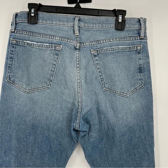 Frame Le Boy Distressed Jeans In McLane Wash‎ - Picture 10 of 16